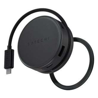 Многопортовый адаптер Satechi OntheGo 7-in-1 USB-C Multiport Adapter Space Black (ST-POTG7C) - фото 1