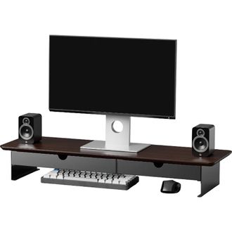 Настольная подставка для монитора OfficePro MR145DW Dark Wood/Black - фото 3