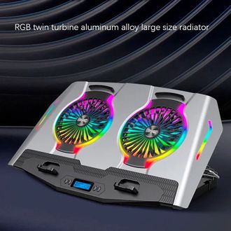 Подставка для ноутбука IceCoorel (N9S) 10-18" Silver - фото 2 Подставка для ноутбука IceCoorel (N9S) 10-18" Silver - фото 2