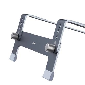 Підставка для ноутбука Baseus UltraStable (4-Gear Adjustable) (B10053100811-00) (Space grey) - фото 3 Підставка для ноутбука Baseus UltraStable (4-Gear Adjustable) (B10053100811-00) (Space grey) - фото 3