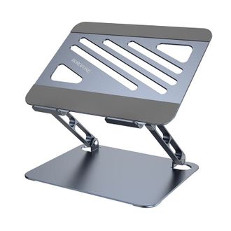 Подставка для ноутбука BOROFONE BH115 Plus Vito metal notebook stand Metal Gray - фото 1