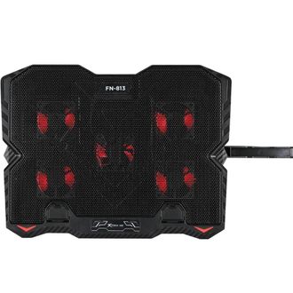 Подставка для ноутбука XTRIKE ME FN-813 5 FAN, RED LED, 2 USB (FN-813) - фото 1