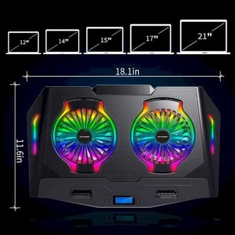 Подставка для ноутбука IceCoorel N10 RGB - фото 2