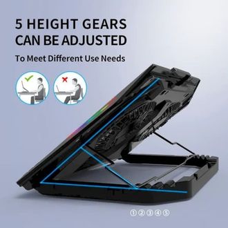 Подставка для ноутбука IceCoorel N10 RGB - фото 3