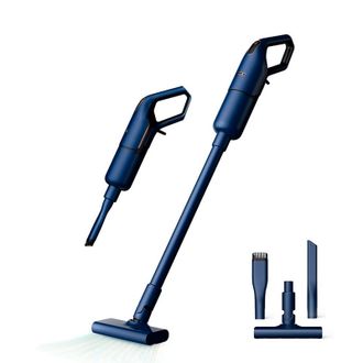 Пилосос 2в1 (вертикальний + ручний) Deerma Corded Stick Vacuum Cleaner Blue (DX1000W) - фото 1
