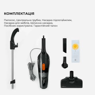 Пилосос 2в1 (вертикальний+ручний) Deerma Corded Hand Stick Vacuum Cleaner DX115C Europe - фото 4 Пилосос 2в1 (вертикальний+ручний) Deerma Corded Hand Stick Vacuum Cleaner DX115C Europe - фото 4