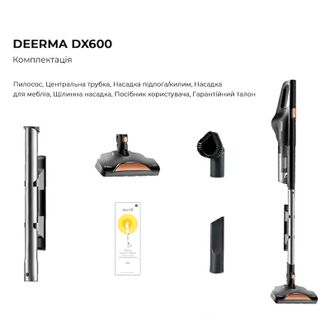 Вертикальный + ручной пылесос (2в1) Deerma Handheld Vacuum Cleaner DX600 - фото 4 Вертикальный + ручной пылесос (2в1) Deerma Handheld Vacuum Cleaner DX600 - фото 4