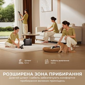 Миючий пилосос для килимів та тканин Dreame N20 Steam (HNR27A) Europe - фото 12 Миючий пилосос для килимів та тканин Dreame N20 Steam (HNR27A) Europe - фото 12