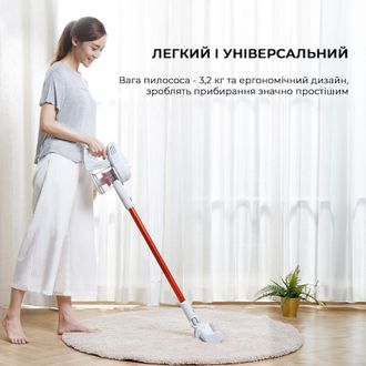 Пилосос 2в1 (вертикальний + ручний) JIMMY Handheld Wireless Vacuum Cleaner White (JV51) - фото 3 Пилосос 2в1 (вертикальний + ручний) JIMMY Handheld Wireless Vacuum Cleaner White (JV51) - фото 3