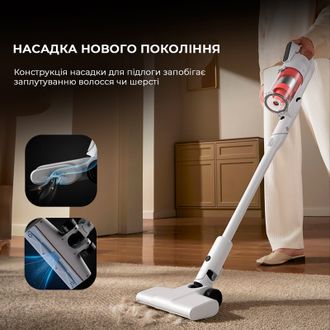 Вертикальный + ручной пылесос (2в1) Deerma DEM-T20W - фото 4 Вертикальный + ручной пылесос (2в1) Deerma DEM-T20W - фото 4