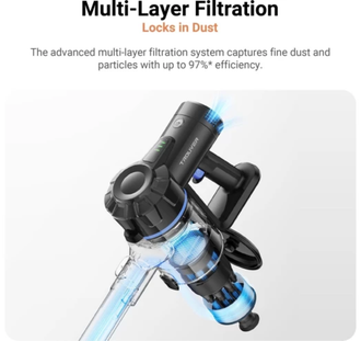 Вертикальный + ручной пылесос (2в1) Dreame Mova Cordless Vacuum Cleaner J10 - фото 4