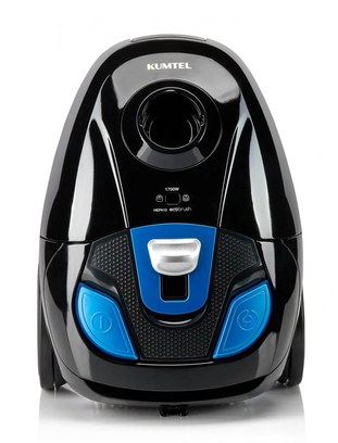 Пылесос с мешком KUMTEL HVC-01 Gray&Blue - фото 2