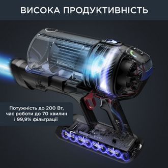 Вертикальний + ручний пилосос (2в1) Rowenta X-Force Flex 14.60 Aqua RH99C0WO Europe - фото 7