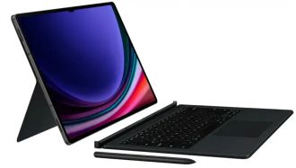 Планшет Samsung Galaxy Tab S9 Ultra 12/512GB 5G Beige (SM-X916BZEE) + Samsung Tab S9 Ultra Keyboard Black (EF-DX915BBEGUA) - фото 1