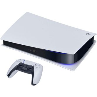 Стационарная игровая приставка Sony PlayStation 5 Digital Edition 825 GB Horizon Forbidden West Bundle - фото 1