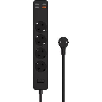 Мережевий фільтр Wiwu 20W Smart Power Strip EU Plug, Black - фото 1 Мережевий фільтр Wiwu 20W Smart Power Strip EU Plug, Black - фото 1