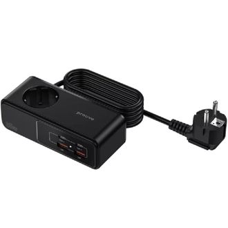 Сетевой фильтр Proove Homester Pro 65W (AC + 2xType-C + 2xUSB) 1.5m (black) (PSHP25002201) - фото 2 Сетевой фильтр Proove Homester Pro 65W (AC + 2xType-C + 2xUSB) 1.5m (black) (PSHP25002201) - фото 2