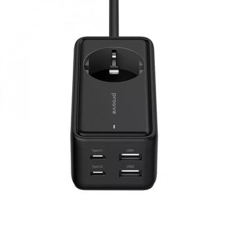 Сетевой фильтр Proove Power Strip Homester PD-03 1AC 65W (2 Type-C + 2USB) (black) (PSP165220001) - фото 2