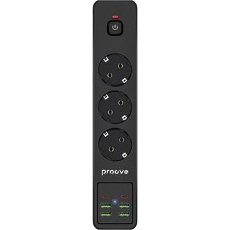 Сетевой фильтр Proove Power Strip P-03 (3 розетки + 4 USB + 2 Type-C) (PSP342420001) - фото 1 Сетевой фильтр Proove Power Strip P-03 (3 розетки + 4 USB + 2 Type-C) (PSP342420001) - фото 1
