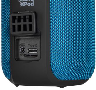 Портативная колонка 2E SoundXPod Blue (2E-BSSXPWBL) - фото 5 Портативная колонка 2E SoundXPod Blue (2E-BSSXPWBL) - фото 5