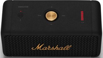 Акустична система Marshall Portable Speaker Emberton Black and Brass (1005696) - фото 2 Акустична система Marshall Portable Speaker Emberton Black and Brass (1005696) - фото 2