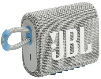 Акустика JBL Go3 Eco White (JBLGO3ECOWHT) - фото 3 Акустика JBL Go3 Eco White (JBLGO3ECOWHT) - фото 3