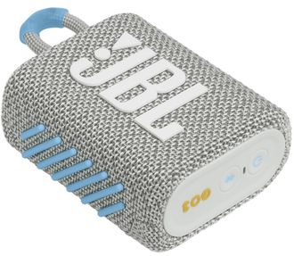 Акустика JBL Go3 Eco White (JBLGO3ECOWHT) - фото 2 Акустика JBL Go3 Eco White (JBLGO3ECOWHT) - фото 2
