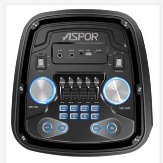 Портативна акустика Aspor A668 (with microphone) Black - фото 4 Портативна акустика Aspor A668 (with microphone) Black - фото 4