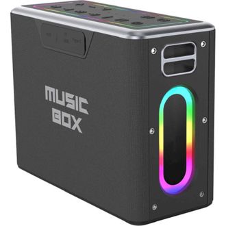 Портативна колонка HiFuture MusicBox Black (musicbox.black) - фото 1 Портативна колонка HiFuture MusicBox Black (musicbox.black) - фото 1