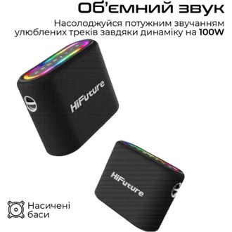 Портативна колонка HiFuture Vocalist 200 Black (vocalist200.black) - фото 4