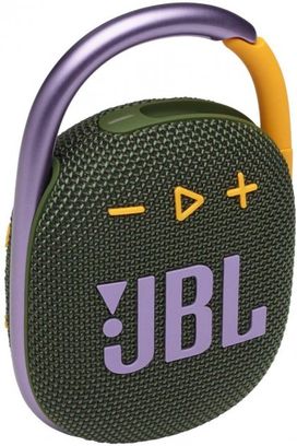 Портативна колонка JBL Clip 4 Green (JBLCLIP4GRN) - фото 1 Портативна колонка JBL Clip 4 Green (JBLCLIP4GRN) - фото 1