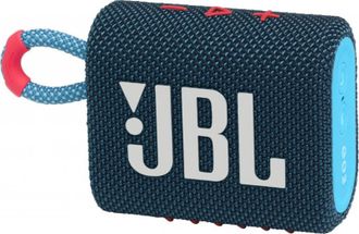 Портативная система JBL GO 3 Blue Pink (JBLGO3BLUP) - фото 1 Портативная система JBL GO 3 Blue Pink (JBLGO3BLUP) - фото 1