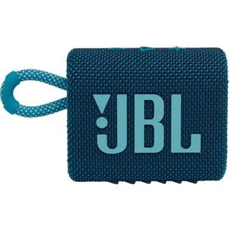 Портативные колонки JBL Go3 Blue (JBLGO3BLUE) - фото 1 Портативные колонки JBL Go3 Blue (JBLGO3BLUE) - фото 1