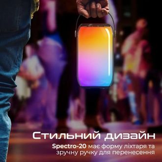 Портативная колонка Promate Spectro-20 20W Black (spectro-20) - фото 4