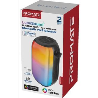 Портативная колонка Promate Spectro-20 20W Black (spectro-20) - фото 5