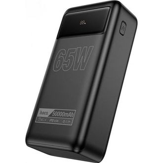 Внешний аккумулятор (павербанк) Hoco DB81A Apollo 50000mAh PD20W/QC3.0 65W 4USB + USB-C (black) - фото 1 Внешний аккумулятор (павербанк) Hoco DB81A Apollo 50000mAh PD20W/QC3.0 65W 4USB + USB-C (black) - фото 1