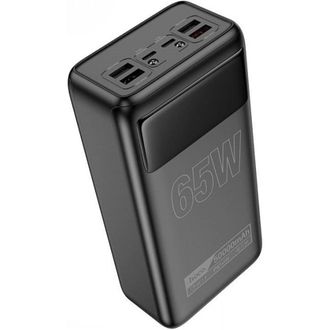 Внешний аккумулятор (павербанк) Hoco DB81A Apollo 50000mAh PD20W/QC3.0 65W 4USB + USB-C (black) - фото 2 Внешний аккумулятор (павербанк) Hoco DB81A Apollo 50000mAh PD20W/QC3.0 65W 4USB + USB-C (black) - фото 2
