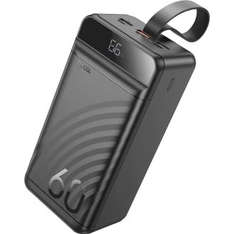 Внешний аккумулятор (павербанк) Hoco J123C Element 22.5W+PD20W 60000 mAh (Black) - фото 1 Внешний аккумулятор (павербанк) Hoco J123C Element 22.5W+PD20W 60000 mAh (Black) - фото 1