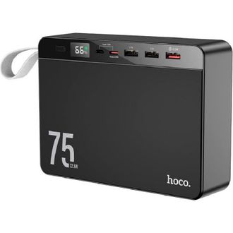 Зовнішній акумулятор (павербанк) Hoco J94 Overlord 22.5W 75000 mAh (Чорний) - фото 1 Зовнішній акумулятор (павербанк) Hoco J94 Overlord 22.5W 75000 mAh (Чорний) - фото 1