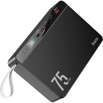 Зовнішній акумулятор (павербанк) Hoco J94 Overlord 22.5W 75000 mAh (Чорний) - фото 2 Зовнішній акумулятор (павербанк) Hoco J94 Overlord 22.5W 75000 mAh (Чорний) - фото 2