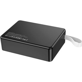 Зовнішній акумулятор (павербанк) Hoco J94 Overlord 75000 mAh 22.5W Black - фото 4 Зовнішній акумулятор (павербанк) Hoco J94 Overlord 75000 mAh 22.5W Black - фото 4