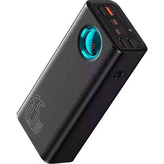 Внешний аккумулятор (павербанк) Baseus Amblight Digital Display Fast Charge Power Bank 26800mAh 65W Cluster Black (P10022402113-00) - фото 3