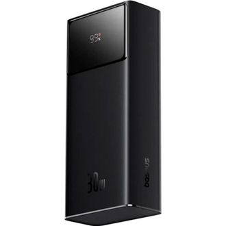Внешний аккумулятор (павербанк) Baseus Star-Lord Digital Display Fast Charging Power Bank 30000mAh 30W Cluster Black (P10022905113-00) - фото 2
