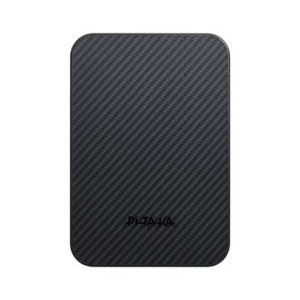 Зовнішній акумулятор (павербанк) Pitaka Aramid Fiber Magnetic Power Bank Qi2 10 000mAh Twill Black/Grey (PBQ2501) - фото 1 Зовнішній акумулятор (павербанк) Pitaka Aramid Fiber Magnetic Power Bank Qi2 10 000mAh Twill Black/Grey (PBQ2501) - фото 1