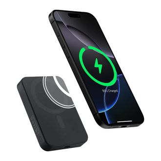 Зовнішній акумулятор (павербанк) Pitaka Aramid Fiber Magnetic Power Bank Qi2 10 000mAh Twill Black/Grey (PBQ2501) - фото 3 Зовнішній акумулятор (павербанк) Pitaka Aramid Fiber Magnetic Power Bank Qi2 10 000mAh Twill Black/Grey (PBQ2501) - фото 3
