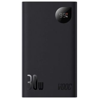Внешний аккумулятор (павербанк) Baseus Adaman2 Digital Display Fast Charge Power Bank 20000mAh 30W (VOOC Edition) Black (PPAD050101) - фото 1 Внешний аккумулятор (павербанк) Baseus Adaman2 Digital Display Fast Charge Power Bank 20000mAh 30W (VOOC Edition) Black (PPAD050101) - фото 1