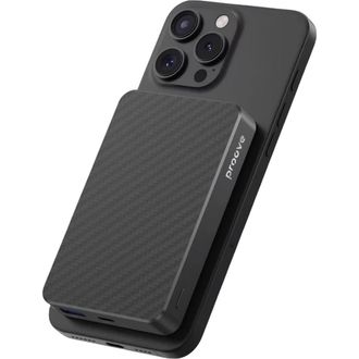 Зовнішній акумулятор (павербанк) Proove Carbon Slim 22.5W 10000mAh (black) (PBCS22110001) - фото 3 Зовнішній акумулятор (павербанк) Proove Carbon Slim 22.5W 10000mAh (black) (PBCS22110001) - фото 3
