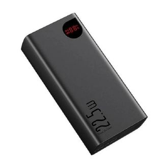 Зовнішній акумулятор (павербанк) Baseus Adaman Digital Display Fast Charge Power Bank 40000mAh 22.5W Black (PPAD020101) - фото 1 Зовнішній акумулятор (павербанк) Baseus Adaman Digital Display Fast Charge Power Bank 40000mAh 22.5W Black (PPAD020101) - фото 1