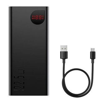 Зовнішній акумулятор (павербанк) Baseus Adaman Digital Display Fast Charge Power Bank 40000mAh 22.5W Black (PPAD020101) - фото 2 Зовнішній акумулятор (павербанк) Baseus Adaman Digital Display Fast Charge Power Bank 40000mAh 22.5W Black (PPAD020101) - фото 2