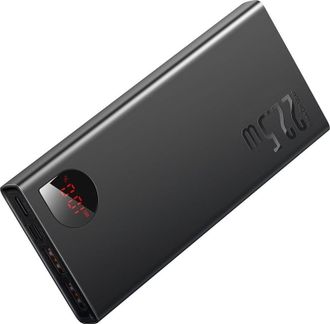 Внешний аккумулятор (Power Bank) Baseus Adaman Metal Digital Display Overseas Edition 22.5W 10000mAh (black) (PPAD070001) - фото 2